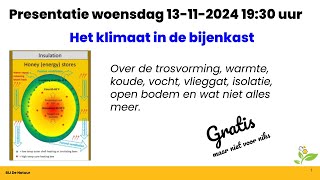 Het klimaat in de bijenkast [upl. by Elden]