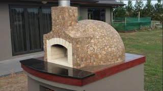 Wood Fired Pizza Oven Construction How we built our Pompeii dome pizza oven 2015 [upl. by Emelia]