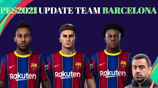 PES2021 SPECIAL UPDATE BARCELONA MANUAL AND FILE [upl. by Karlotta]