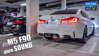 2018 BMW M5 F90 600hp  pure SOUND [upl. by Antebi]