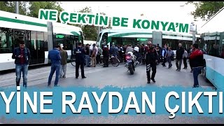 Konyada Tramvay yine raydan çıktı  Kanal 42 Haber Merkezi [upl. by Adniram]