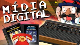 Jogos DIGITAIS no ATARI 2600 em 1980  Gameline e Telegame [upl. by Lorou]