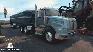 International HX620  Taking Wood Shavings To A Family Farm  American Truck Simulator [upl. by Clovis]