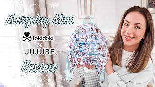 NEW Tokidoki x JuJuBe SNOW DAY Everyday Mini Backpack REVIEW [upl. by Ebert]