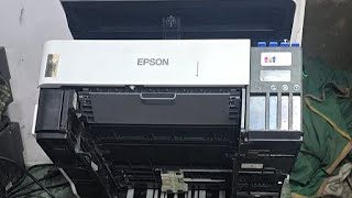 Epson L6460 Duplex printer mobile WiFi print Carriage Gear damage repairing printer service [upl. by Far771]