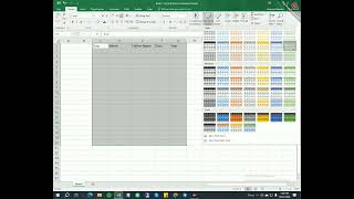 How to insert table in excel  Beginners  Master Tech [upl. by Aenahs]