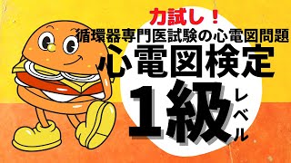 【力試し！心電図検定1級レベル】循環器専門医試験の心電図問題を解く！マイスター狙う方は必見！ [upl. by Ainessey]