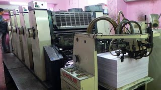 OFFSET PRINTING MULTICOLOR MACHINE  Small Scale IndustrieS [upl. by Ecneret565]