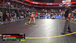 Cadet Men 132 Walker Heckendorf Colorado Vs Jack Gaukel Iowa [upl. by Mehitable]