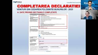 TUTORIAL Cum completezi Declarația Unică 2024 [upl. by Macpherson]