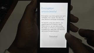 How to fix Encryption unsuccessful MTK Android [upl. by Av]