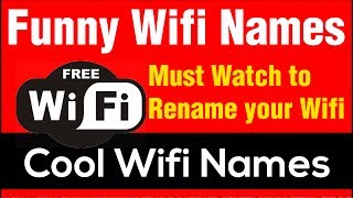 Funny Wifi Names  Cool Wifi Names  Interesting Wifi Names  Wifi Funny  Hilarious Wifi Names [upl. by Anahpos]