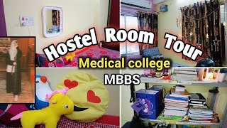 Medical College Hostel Room Tour Room Tour vlog Mbbs Hostel Reality Medico Sania Nouman JLNMCH [upl. by Ardiedak71]