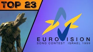 ESC 1999  My Top 23 with comments [upl. by Leasa]