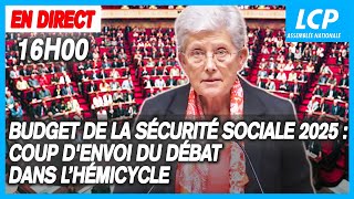 Budget de la Sécurité sociale 2025  coup denvoi en séance publique à lAssemblée [upl. by Leahcimnoj409]