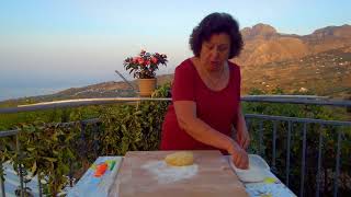 How to make fresh homemade pasta  Sicilian food Marias first cookery lesson [upl. by Rapsag514]