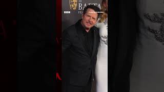 Michael J Fox makes a rare public appearance Shorts Baftas BBCNews [upl. by Eladnwahs]