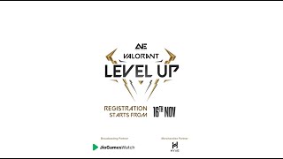 AMIGOS VALORANT LEVEL UP TRAILER  REGISTRATIONS FROM 16TH NOVEMBER [upl. by Ettenel719]