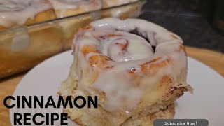 Easy Homemade Cinnamon Rolls Recipe with Cream Cheese Frosting supermomcanada [upl. by Todhunter199]