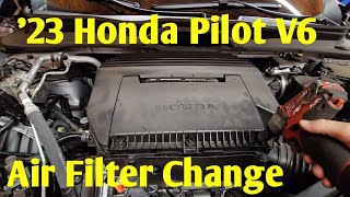 How to Change 2023 Honda Pilot Air Filter [upl. by Atilrep365]