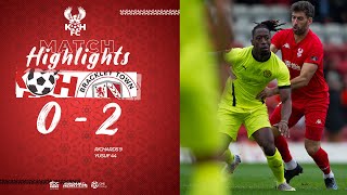 Match Highlights Harriers 02 Brackley Town [upl. by Chlores]