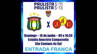 SÃO CAETANO x JABAQUARA  PAULISTA SUB11 [upl. by Nonnaehr908]