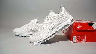 Nike Air Max 97 White Wolf Grey 921826101 [upl. by Eiboh771]