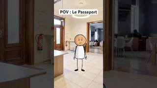 Le Passeport 📕 antoinebordes video france animation viralvideo [upl. by Epotimet]