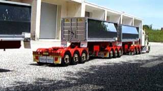 RC RoadTrain aufkippen [upl. by Lorn694]