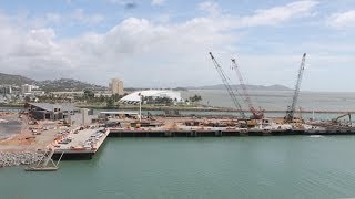 Wharf 10 and Quayside Terminal contruction [upl. by Lubeck]