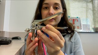 ASMR Seeing The Gynecologist For The First Time Self Swab For Discharge [upl. by Nirad]