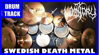 Vomitory  Bone Rapture Swedish death metal drumming [upl. by Novikoff]