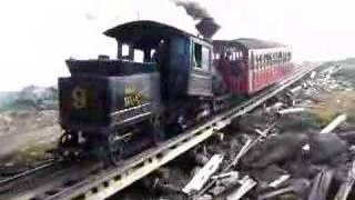 Cog Railway trains on Mt Washington NH [upl. by Svetlana890]