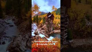 Keindahan musim gugur di Colorado USA💎The beauty of Autumn in Colorado USA‌‌💎 share nature [upl. by Holle]