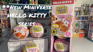 Unboxing NEW Mini Verse Hello Kitty series [upl. by Medora]