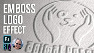 Photoshop How to Create the Look of an Embossed Logo on Paper [upl. by Heuser]