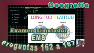 EMS  Geografía Primer simulador preguntas 162 a 167 [upl. by Us123]