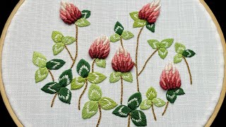 Leisure Arts Embroidery Kit Clover  Hand Embroidery Kit for Beginners DIY KIT [upl. by Aicenav]