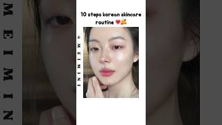 10 steps korean skincare routine🌷 koreanskincare shorts [upl. by Normi]