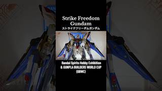 ストライクフリーダムガンダム Strike Freedom  Bandai Spirits Hobby Exhibition amp GUNPLA BUILDERS WORLD CUP GBWC [upl. by Sieracki176]