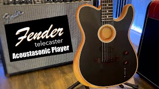 Fender Acoustasonic Player Telecaster [upl. by Derfnam208]