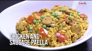 Chicken amp Sausage Paella SIMPOL [upl. by Kriss]