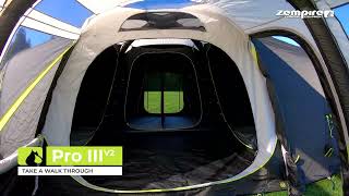 Zempire Pro III V2 Air Tent  Walkthrough Video [upl. by Nayra627]