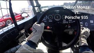 Dekon Monza vs Porsche 935  Monterey Rolex Reunion 2017 [upl. by Junno827]