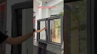 Aluminium system profile work😲 aluminium windows Vs upvc windows 😲aluminiumwindow bifoldwindows [upl. by Sneve8]