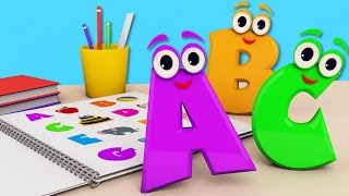 ABC Song  Learn Alphabets  Songs For Kids  Nursery Rhymes For Children  kids tv cartoon videos [upl. by Eednam]