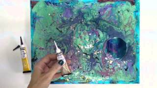 Pebeo Cerne Relief Paint How To with Tristina [upl. by Rosol885]