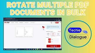 How to Rotate Multiple PDF Documents in Bulk [upl. by Ahsitul]