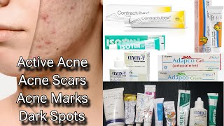 Best Medicated creams for Acne Pigmentation Dark spots and Scars  Dermatologically Approved 💯 [upl. by Peednus]