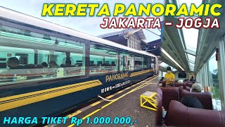 NAIK KERETA PANORAMIC PERTAMA DI INDONESIA  KA TAKSAKA PANORAMIC JAKARTA JOGJA Tarif 1 Juta Rupiah [upl. by Sitoiganap]